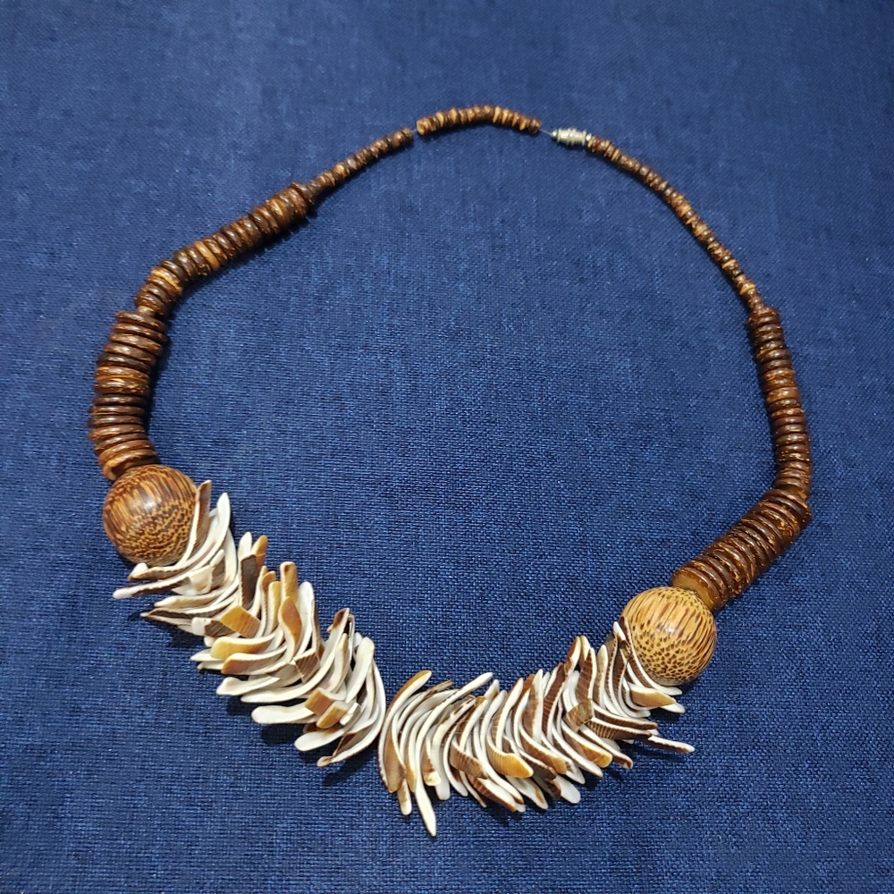 Tribal necklace vintage ethnic jewelry